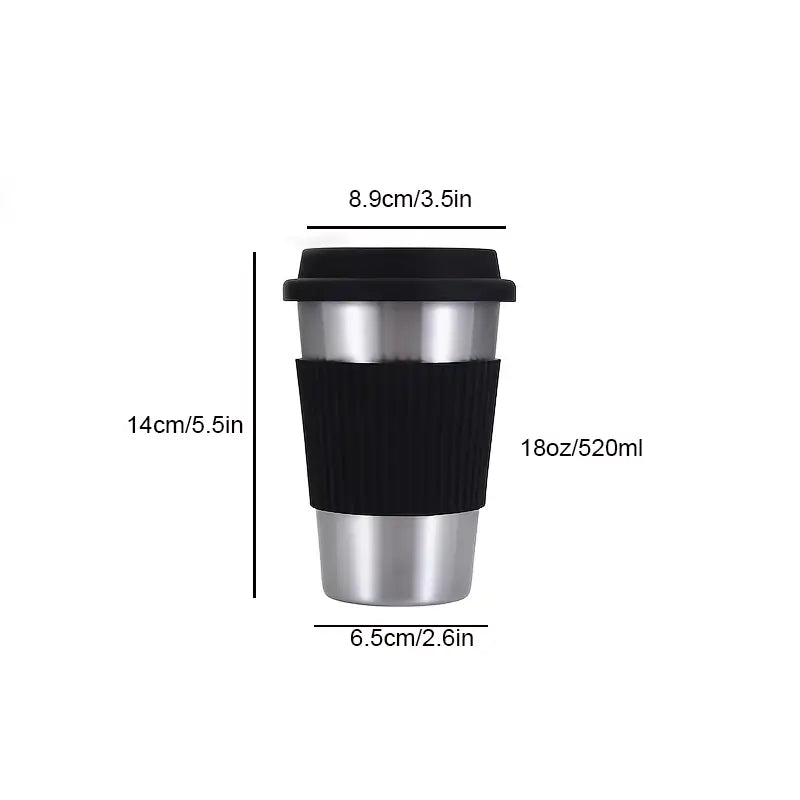 18oz Steel Coffee Tumbler